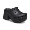 siren clog in black