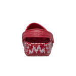 kids classic holiday sweater clog in multi
