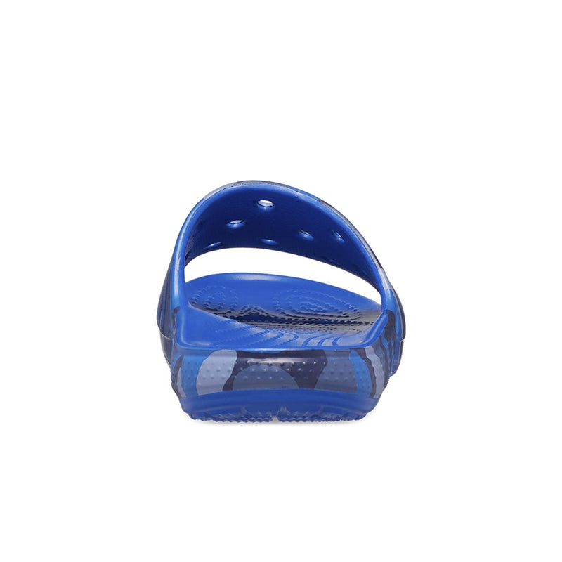 Classic Crocs Camo Redux Slide in Blue Bolt Multi