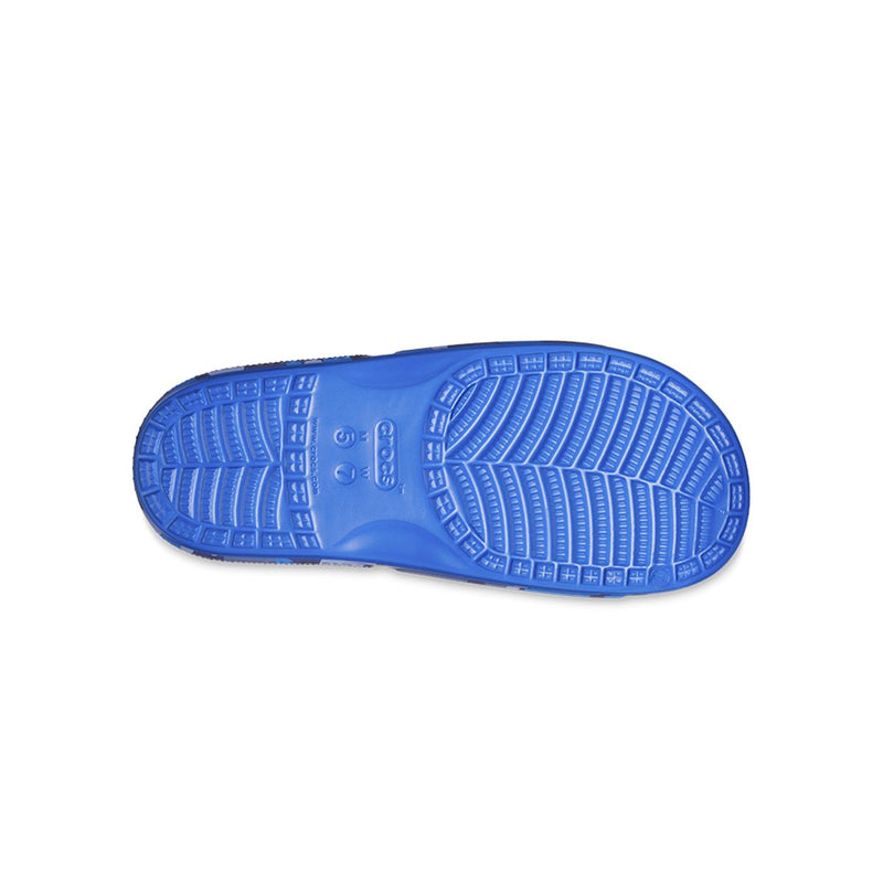 Classic Crocs Camo Redux Slide in Blue Bolt Multi