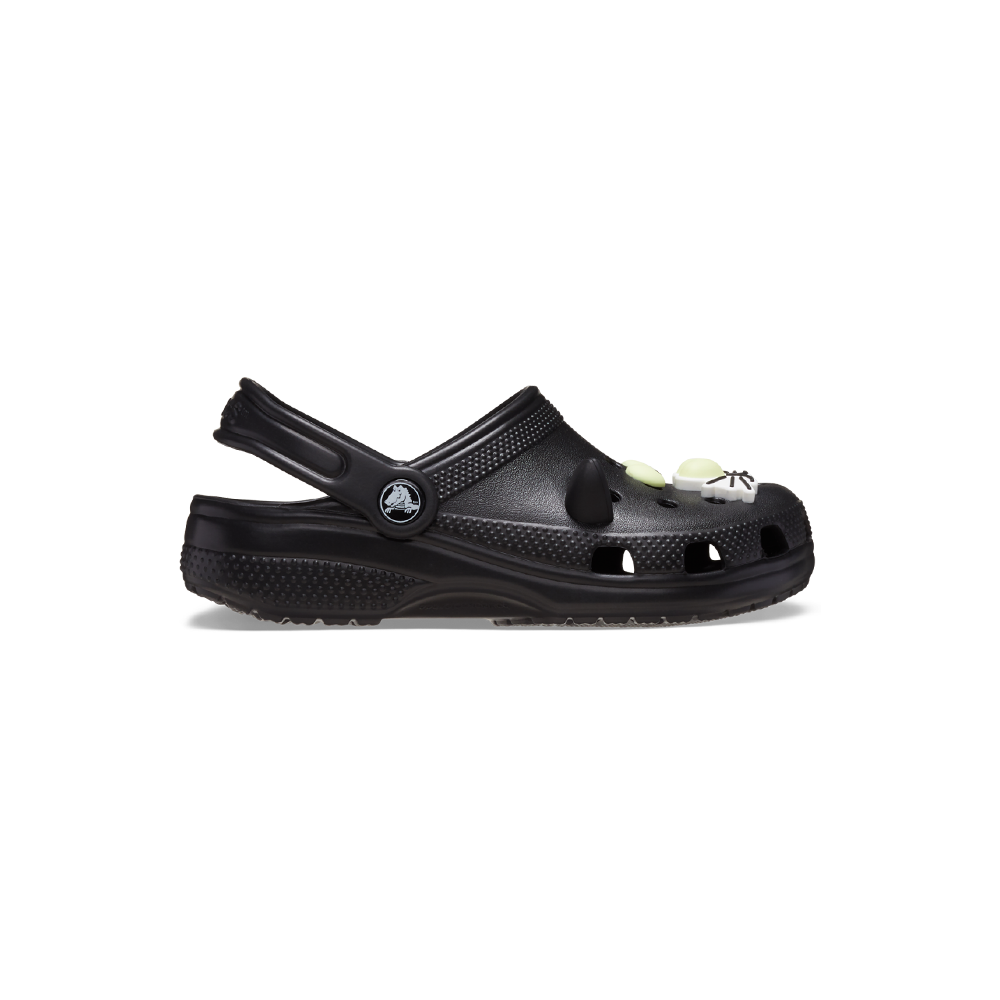 Toddler Classic Glow Black Cat Clog in Black