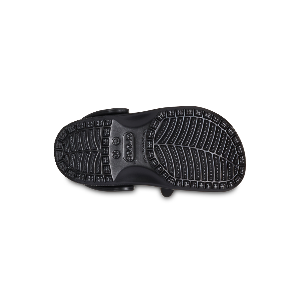 Toddler Classic Glow Black Cat Clog in Black