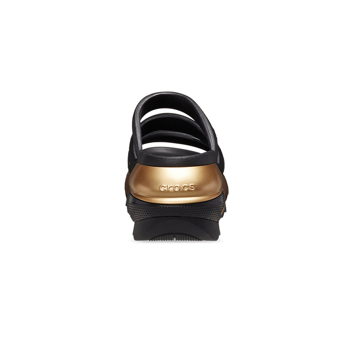 【Crocs】◆大人気◆Mega Crush llic Triple Strap◆Gold◆ Crocs Mega Crush Metallic Triple Strap Black / Gold - Mar