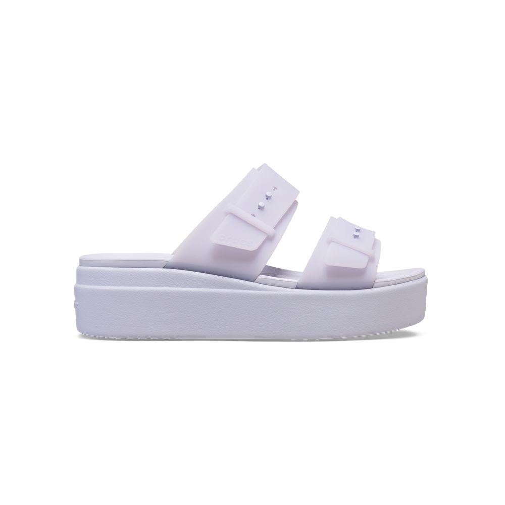 Women's Brooklyn Buckle Frosted Low Wedge