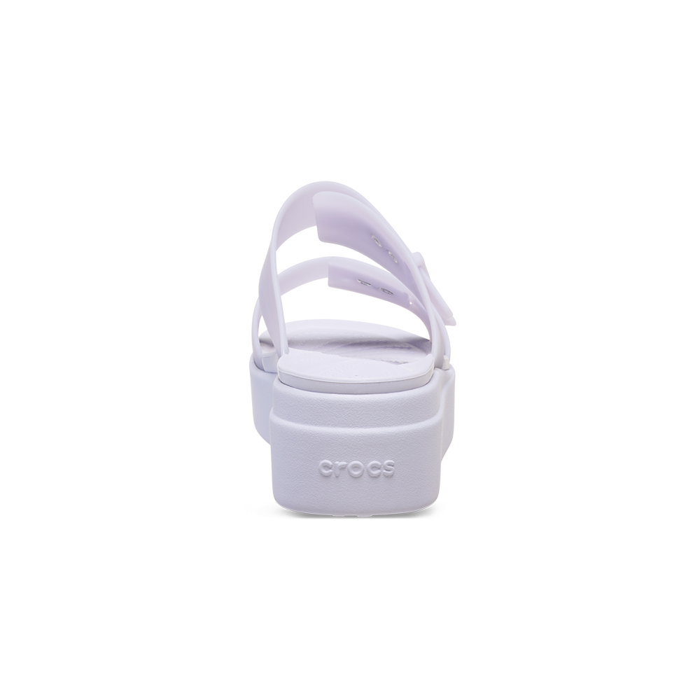 Women's Brooklyn Buckle Frosted Low Wedge