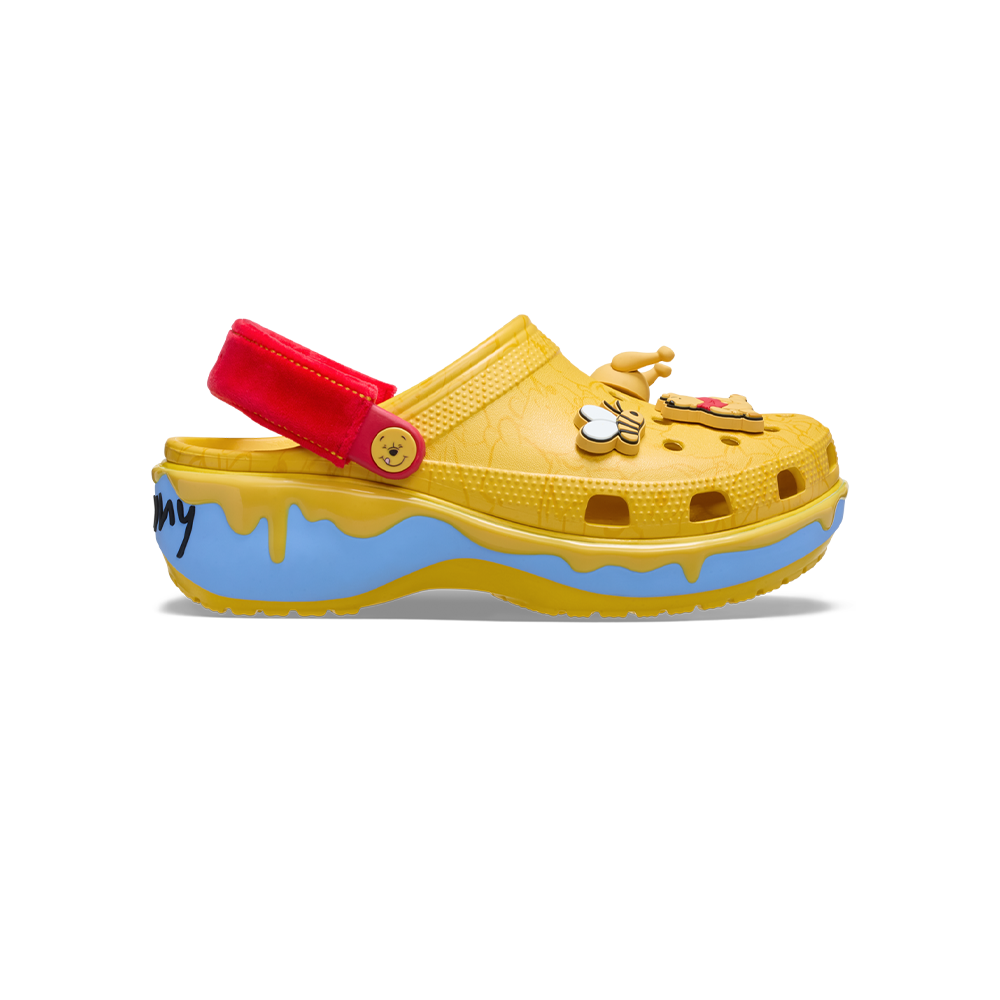 Womens Winnie The Pooh Classic Platform Clog