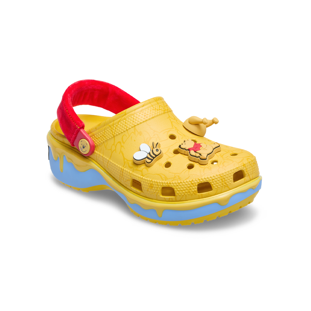 Womens Winnie The Pooh Classic Platform Clog