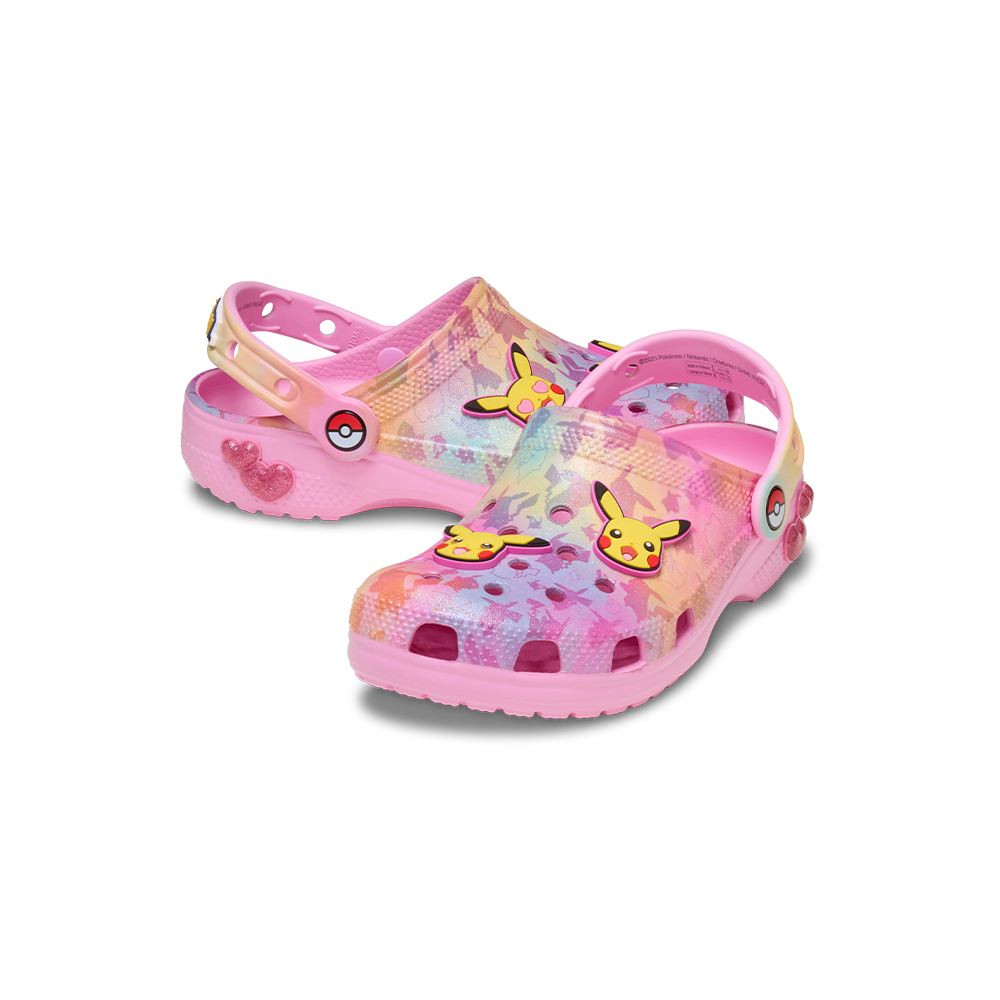 Kids' Pikachu Pink Classic Clog1