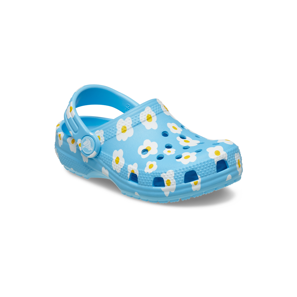 Toddler Classic Daisy Clog in Tinted Glass