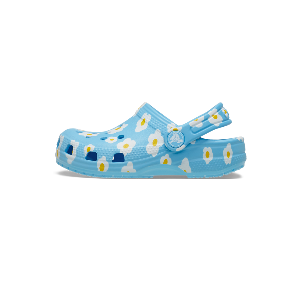 Toddler Classic Daisy Clog in Tinted Glass