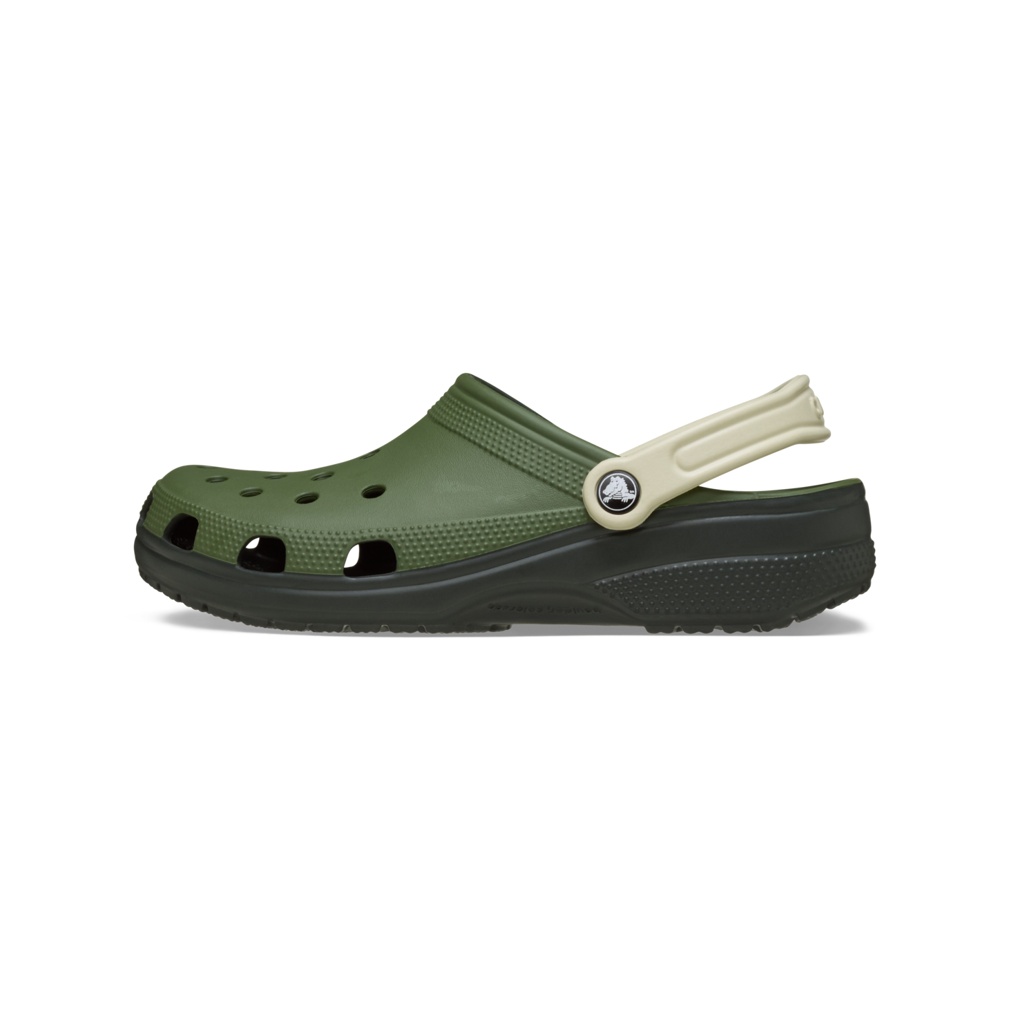 Classic Retro Sport Clog in Army Green