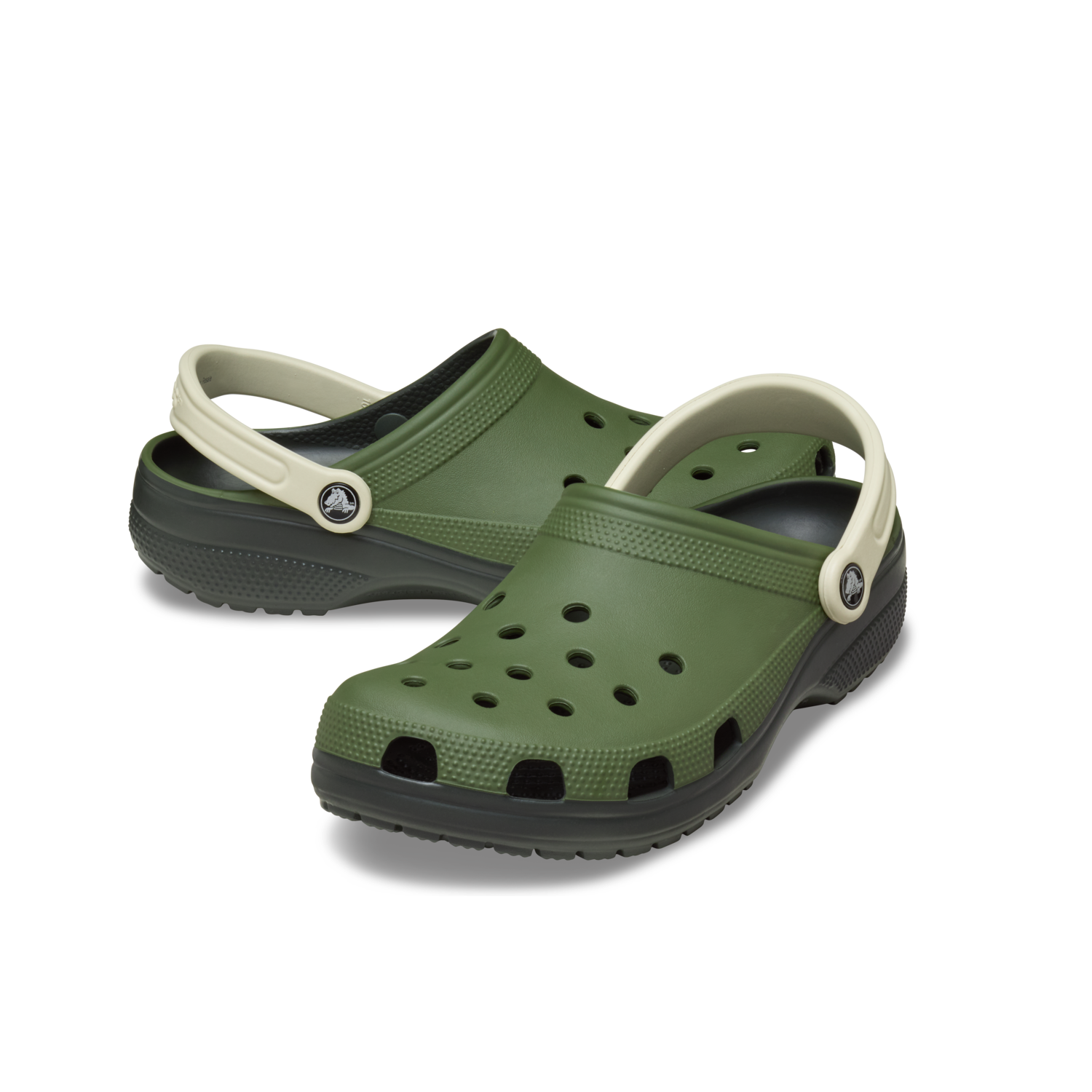 Classic Retro Sport Clog in Army Green