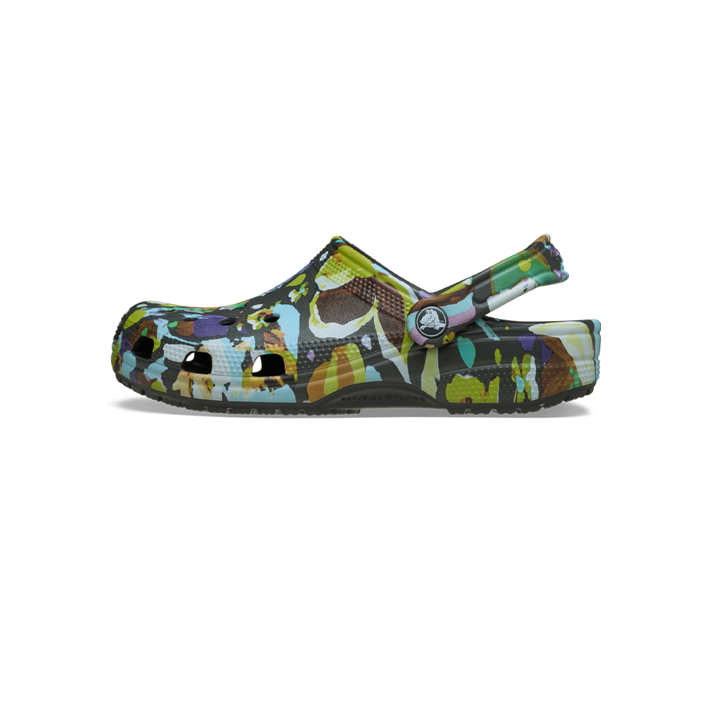 Classic Painted Floral Clog