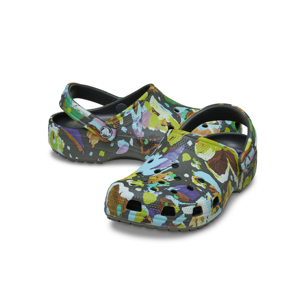 Classic Painted Floral Clog