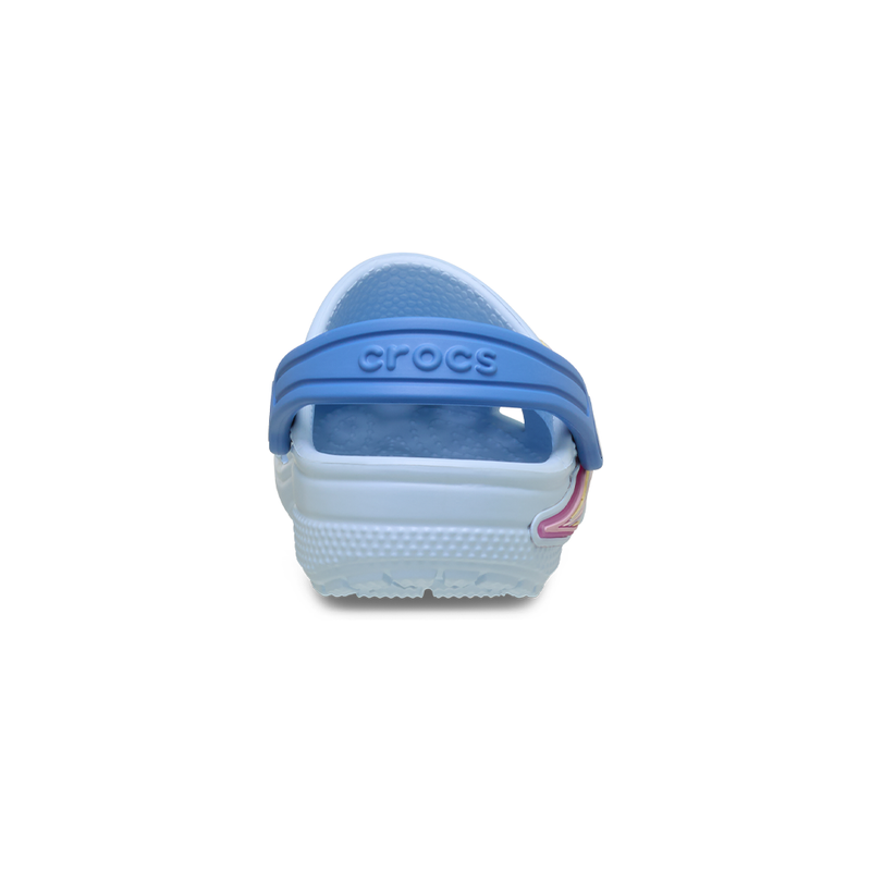 Toddler Classic Star Lights Clog in Blue Frost