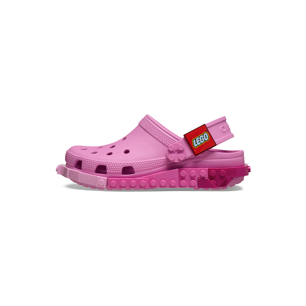 crocs x lego kid's lego creativity clog in pink