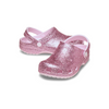 Kids' Classic Chunky Glitter Clog in Pink Milk