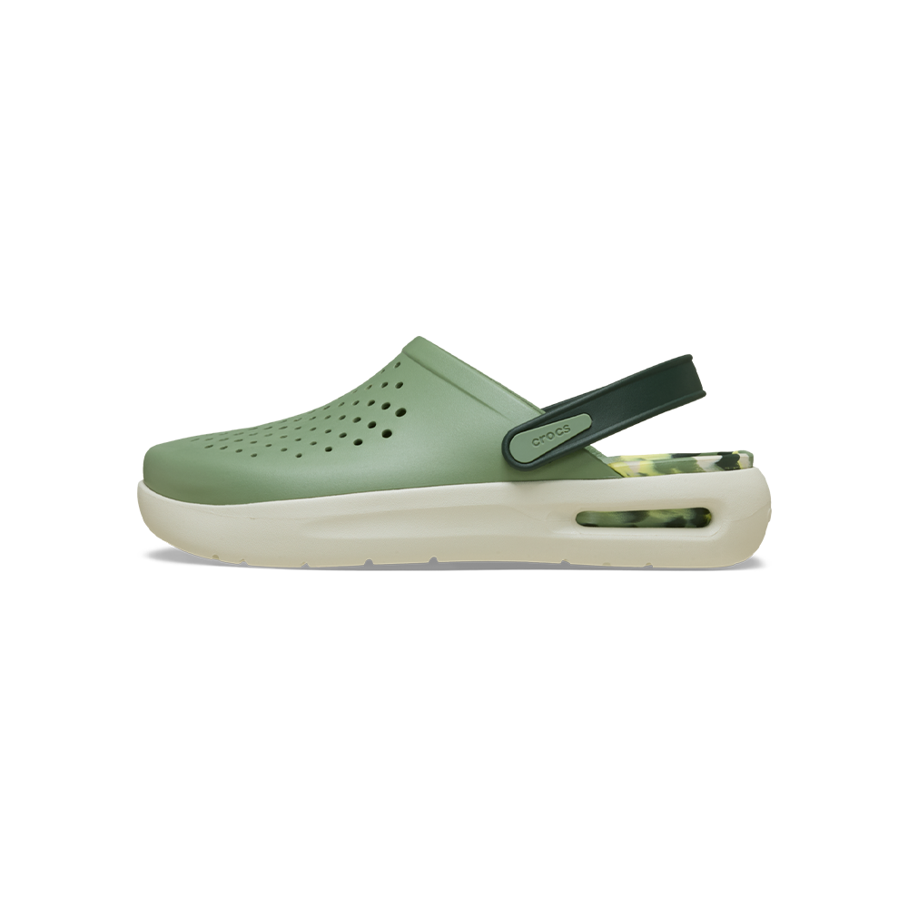 Inmotion Marbled Clog in Moss