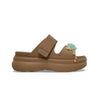 Women's Soho Two Strap Sandal in Sepia