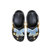 Classic Platform Denim Glitz Clog in Black