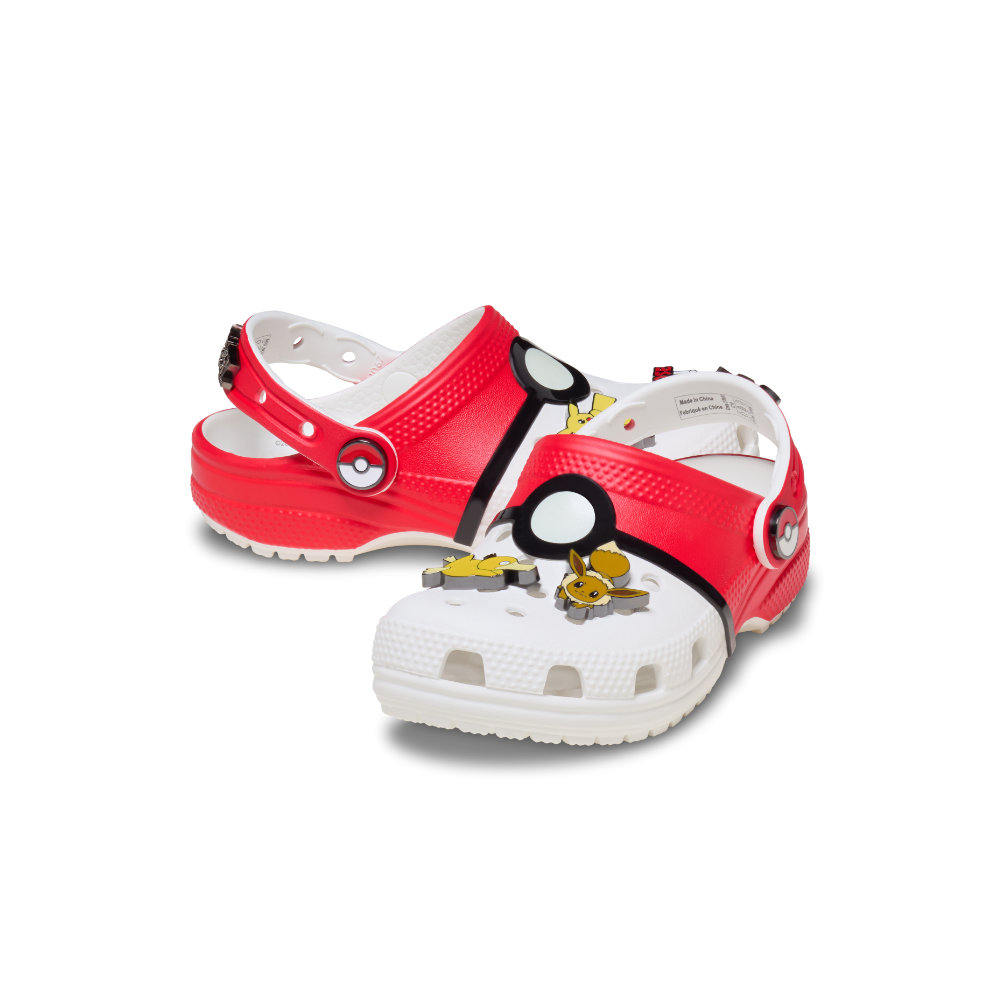 Toddler Pokemon Poke Ball Classic Clog in Multi