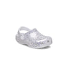Toddler Classic Dazzle Glitter Clog in Silver