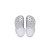 Toddler Classic Dazzle Glitter Clog in Silver