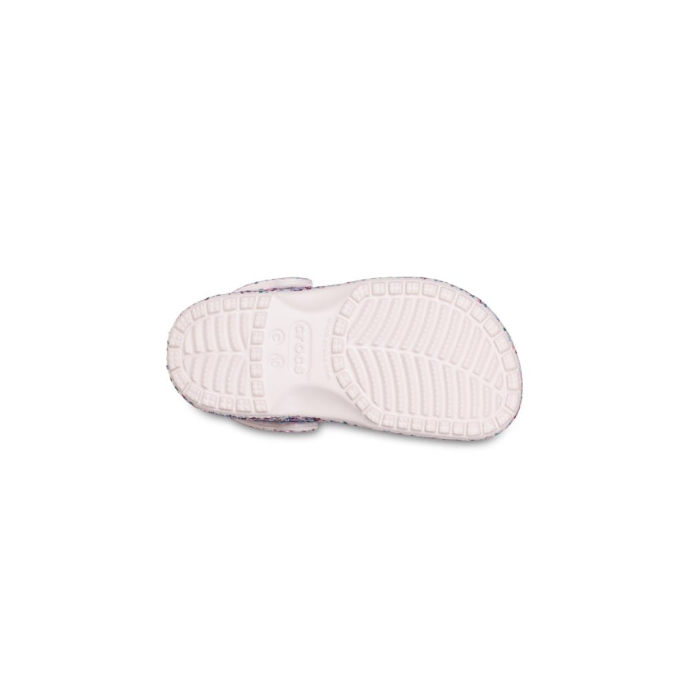 Toddler Classic Dazzle Glitter Clog in Cocoa Cream