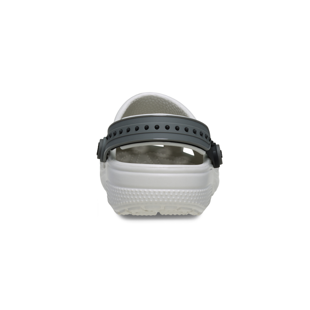 Kids' Classic Glow SnapBack Strap Clog in Glow Grey/Multi