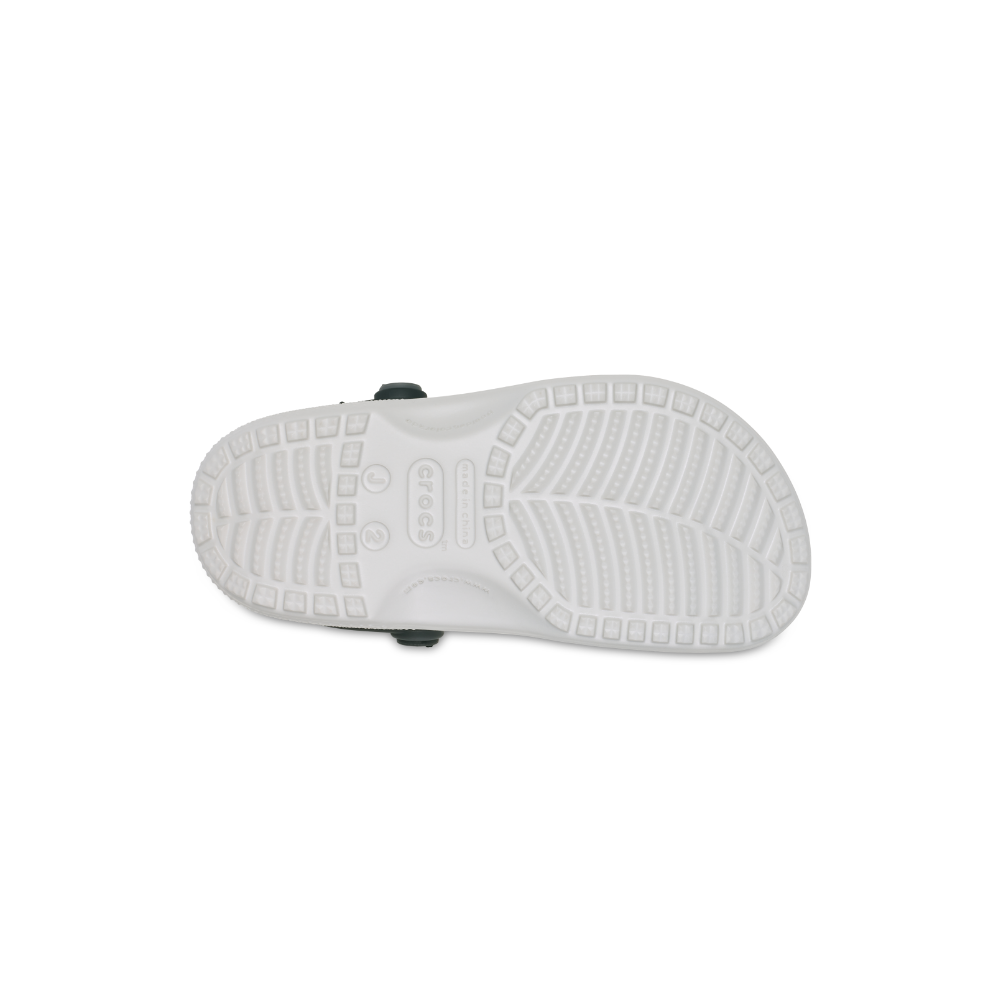 Kids' Classic Glow SnapBack Strap Clog in Glow Grey/Multi