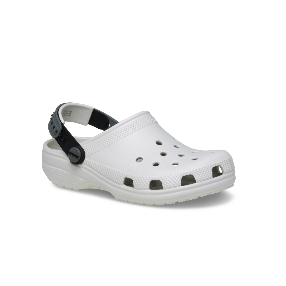 Kids' Classic Glow SnapBack Strap Clog in Glow Grey/Multi
