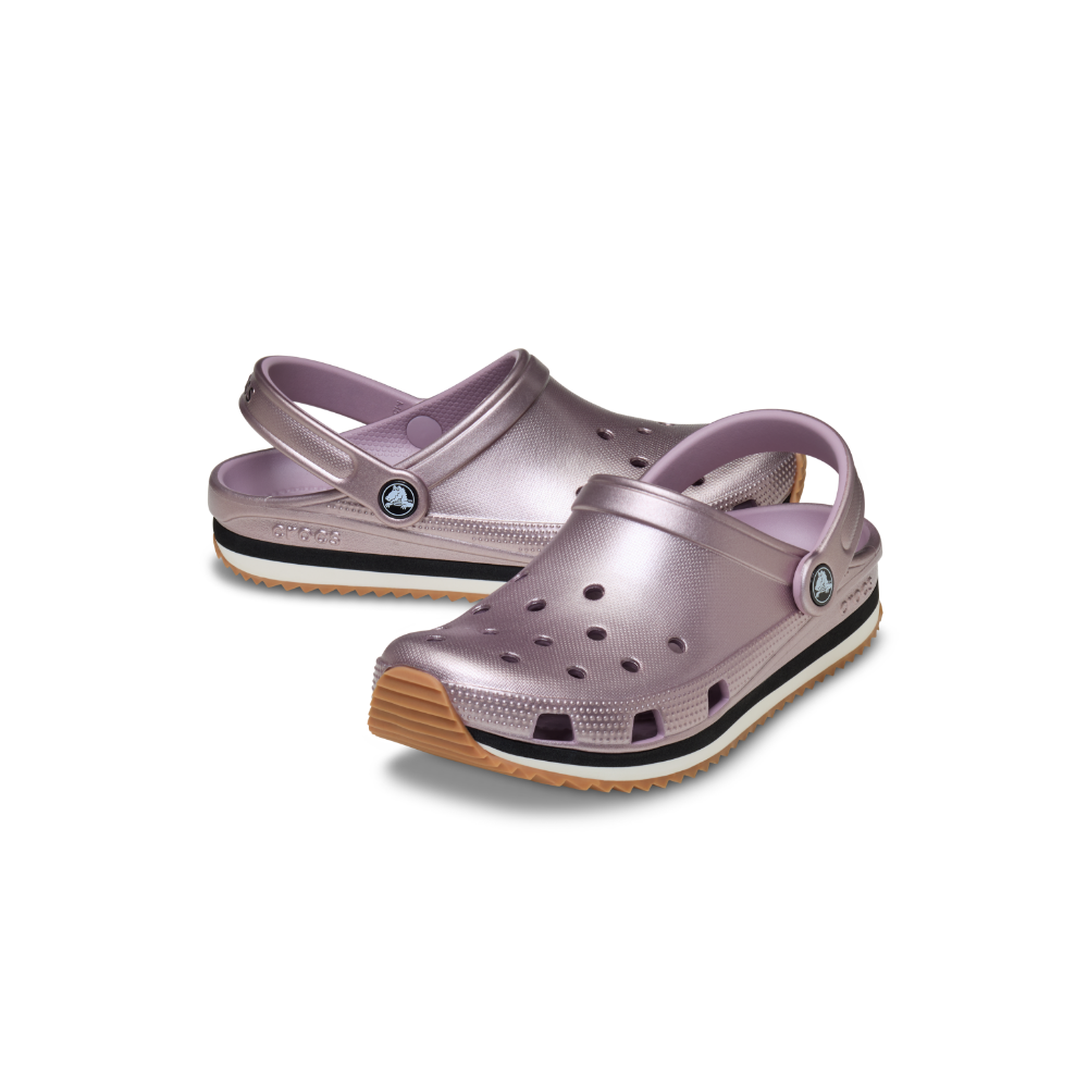Crocband Metallic Runner in Dusty Lilac