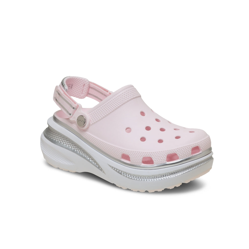 New Crush Metallic Clog in Bubble Ice