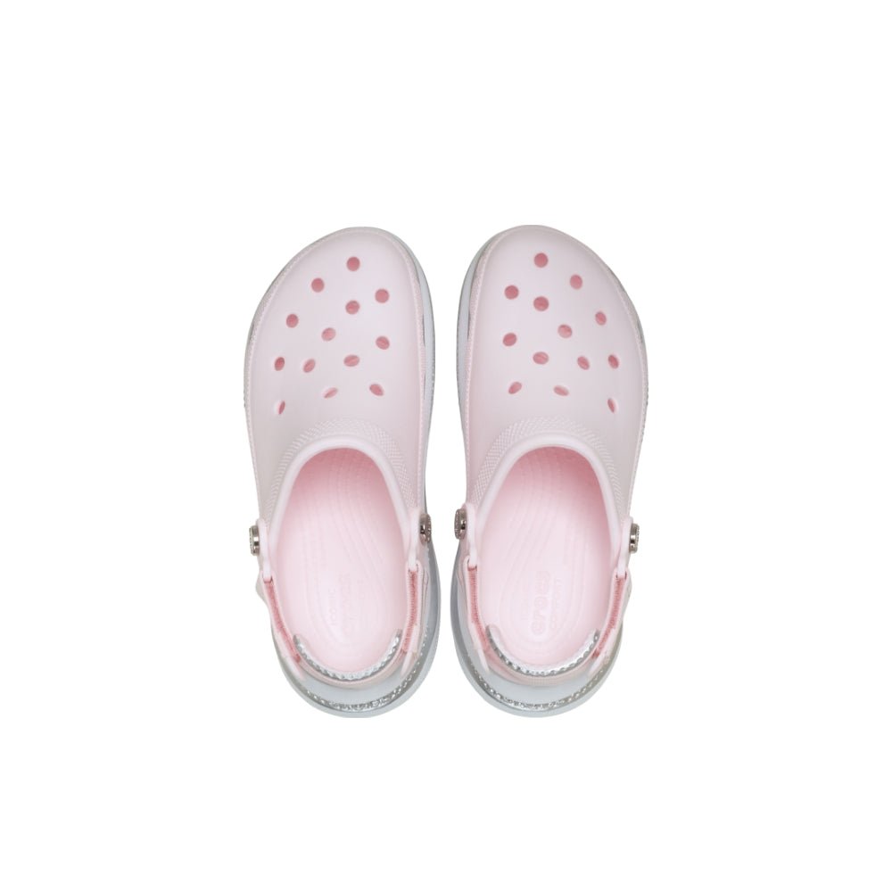 New Crush Metallic Clog in Bubble Ice
