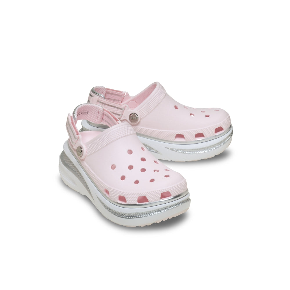 New Crush Metallic Clog in Bubble Ice