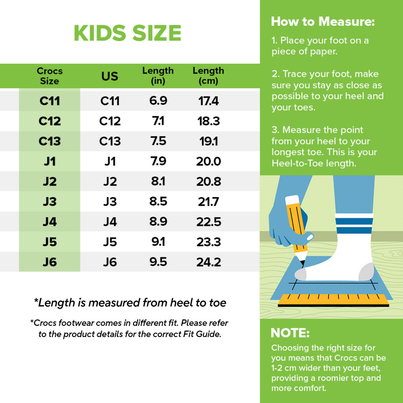 Kids crocs size 11 discount