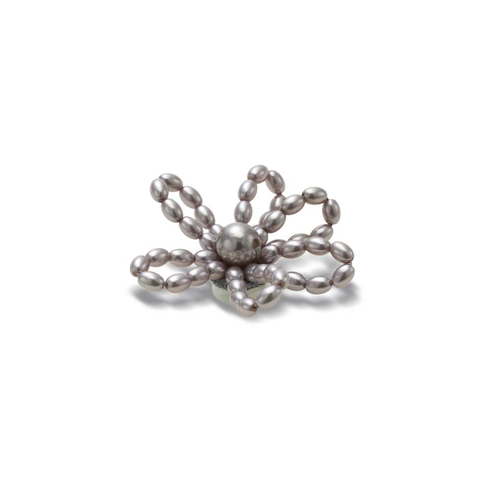 Black Pearl Beaded Daisy 