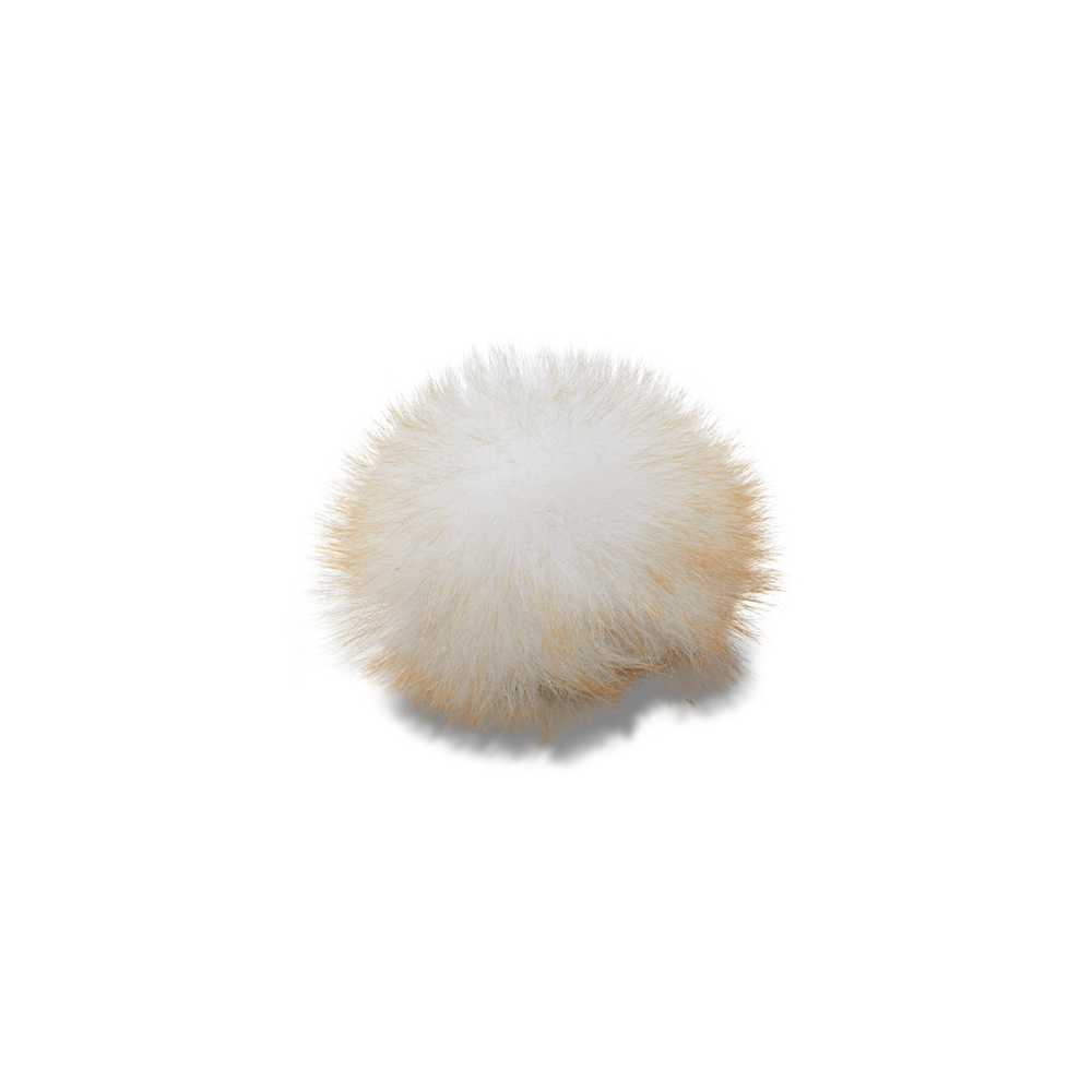 Tan Long Hair Puff 