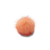 Orange Long Hair Puff 