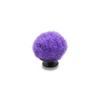Purple Faux Mohair Puff 