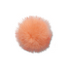 Orange Long Hair Puff 