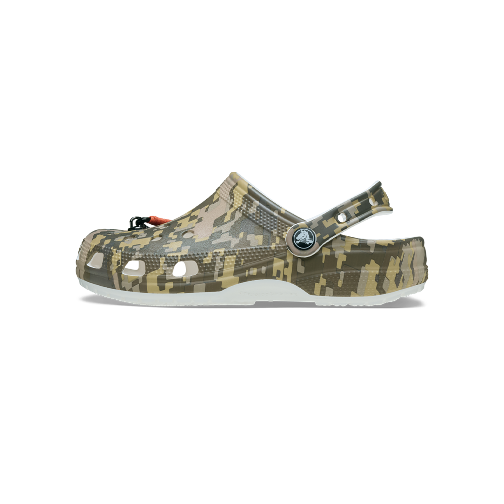 Classic Digital Camo Clog in White Camo