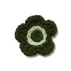 Green Crochet Flower 