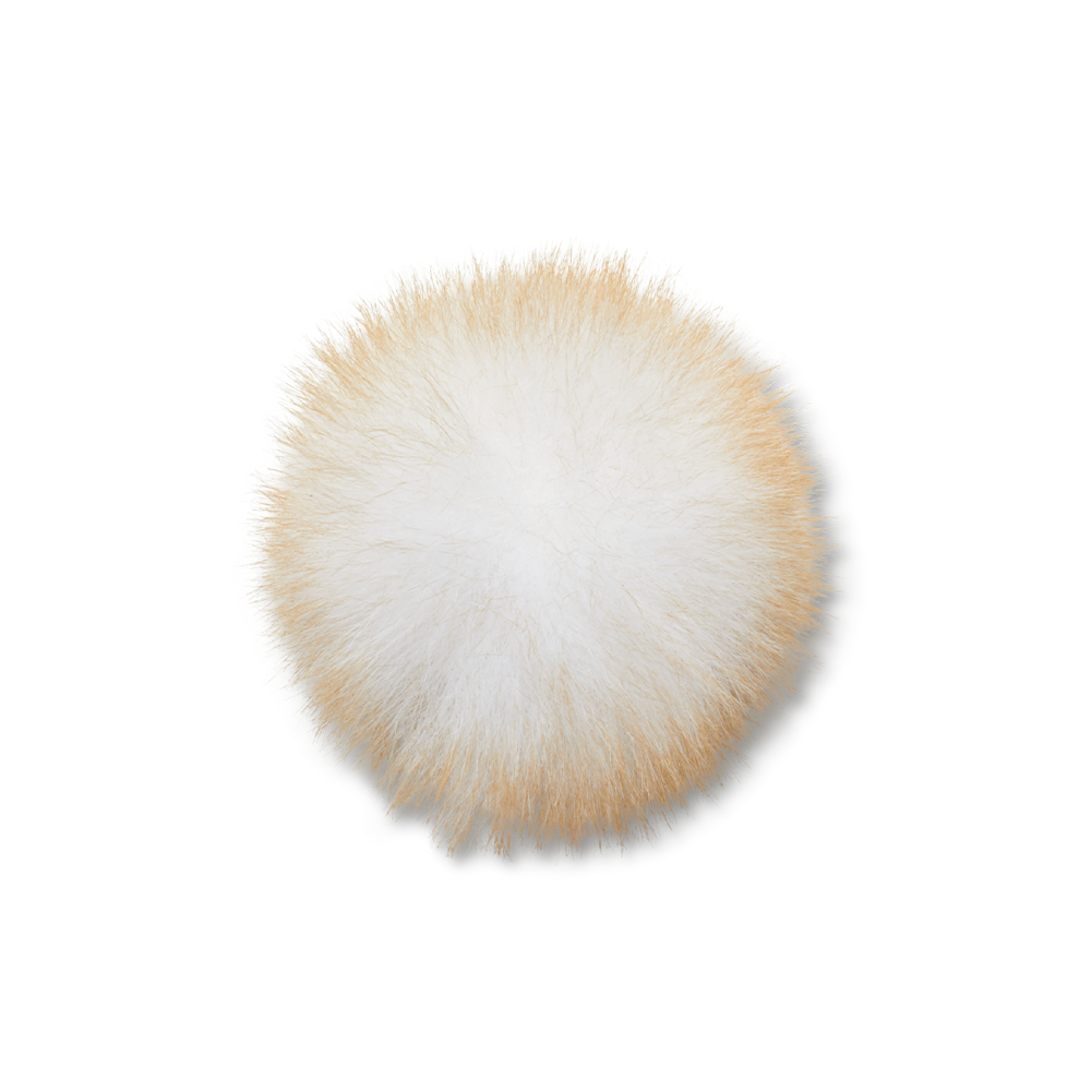 Tan Long Hair Puff 