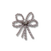 Black Pearl Beaded Bow 