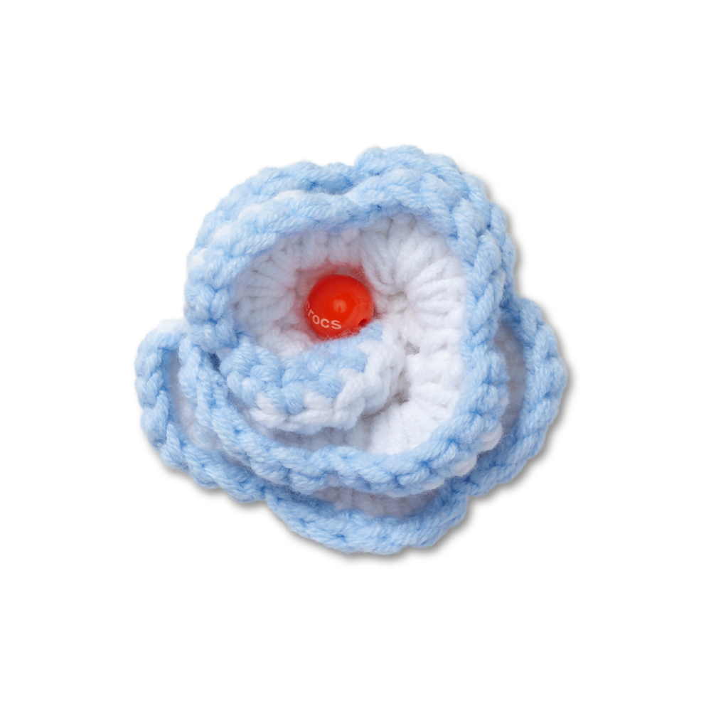 Light Blue Crochet Floral 