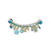 Blue Adjustable Charm Chain 