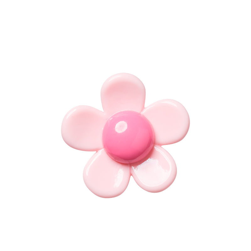 Jibbitz Charm Pink Flower (Resin)