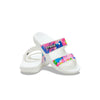 classic solarized sandal in white pink