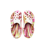 Classic Marbled Clog in Electric Pink Multi